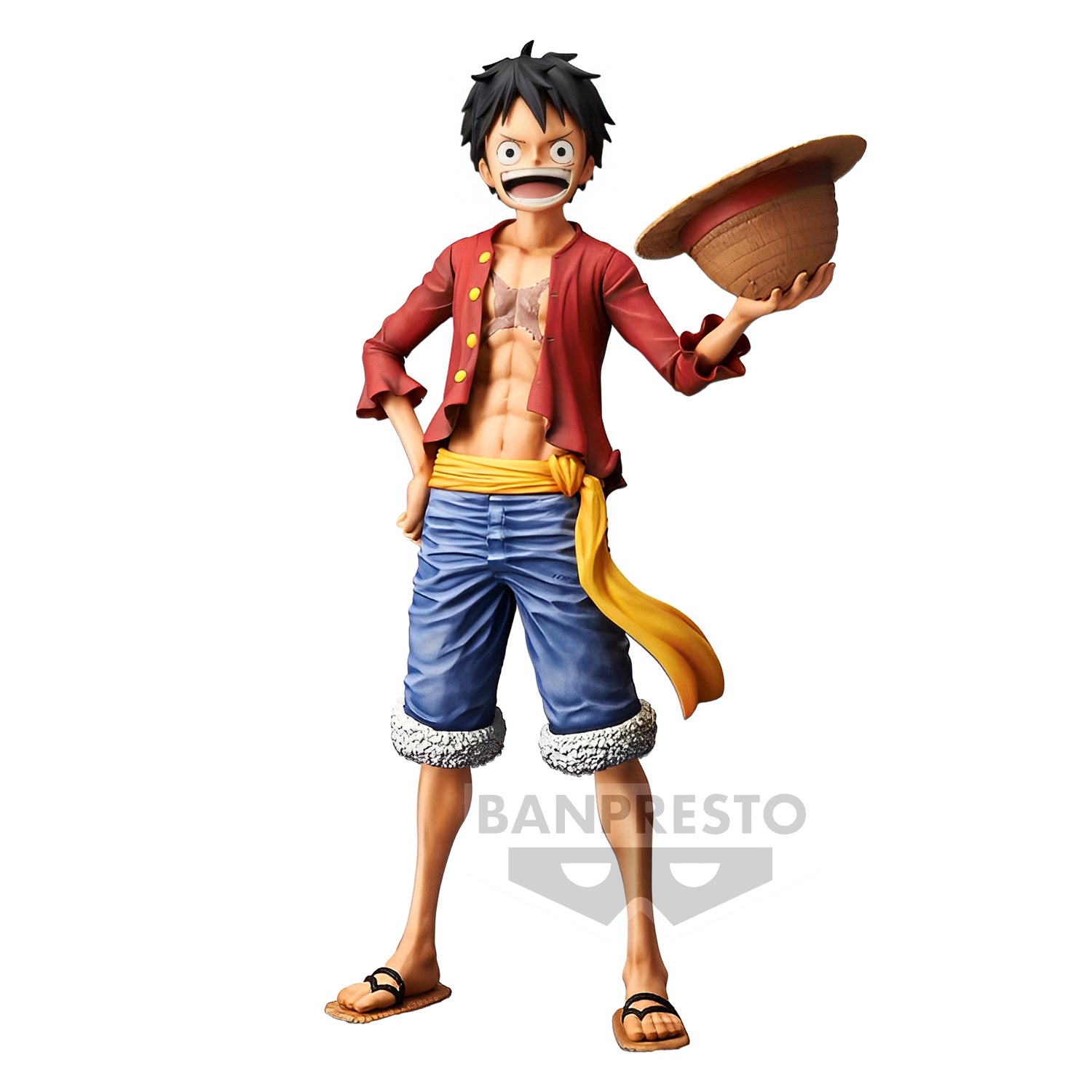 Figurine One Piece - Monkey D. Luffy Grandista Nero