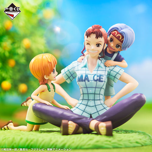 Figurine One Piece - Bellemere, Nami & Nojiko Ichiban Kuji Emotional Stories 2