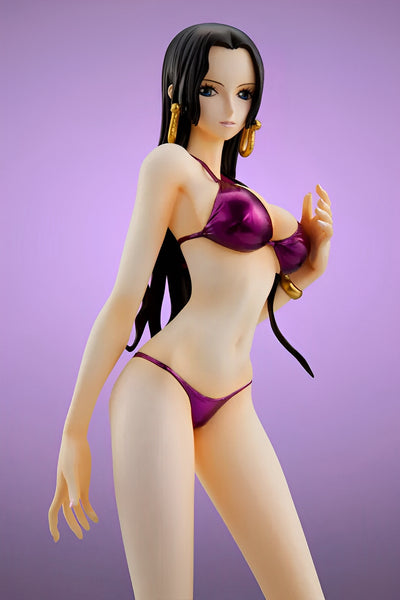 Figurine Boa Hancock portrait of pirate purple version