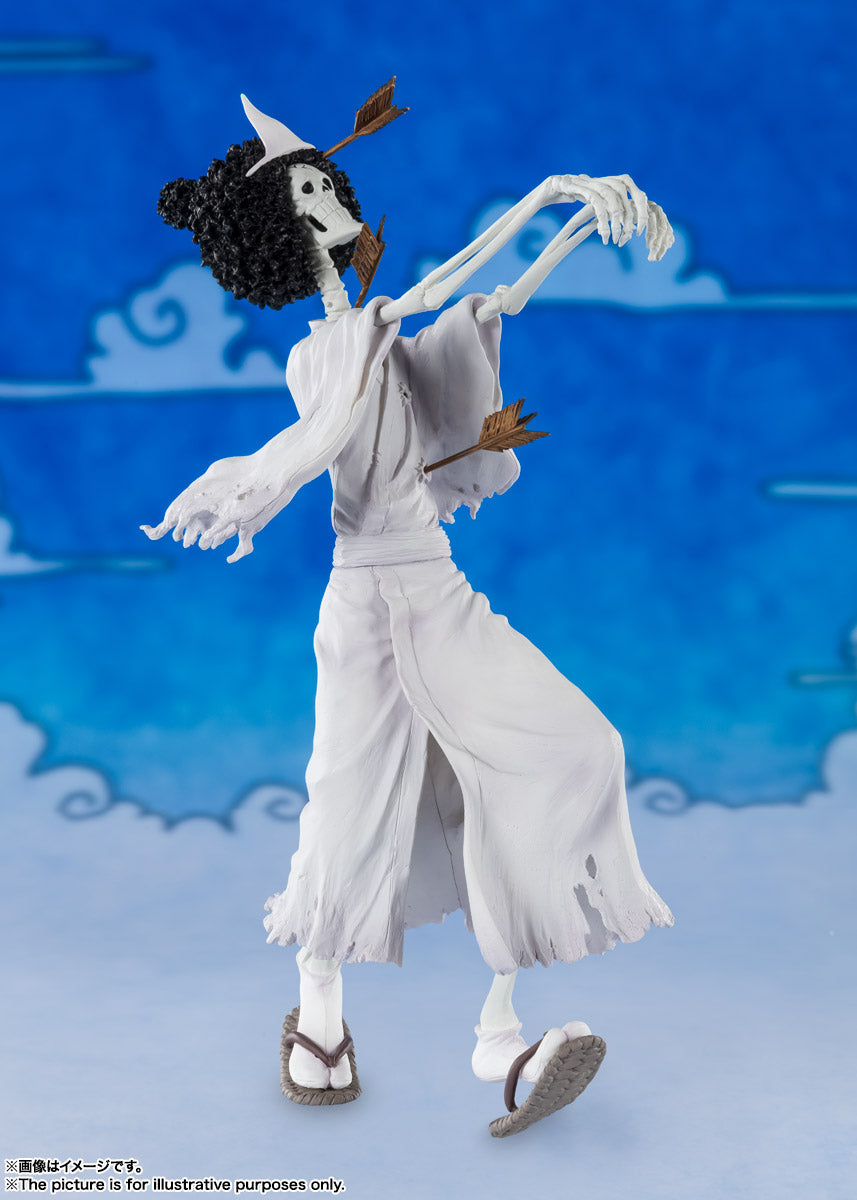 Figurine One Piece - Brook (Honekichi) & O-Tama Figuarts Zero