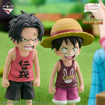 Figurine child ace and Luffy One Piece