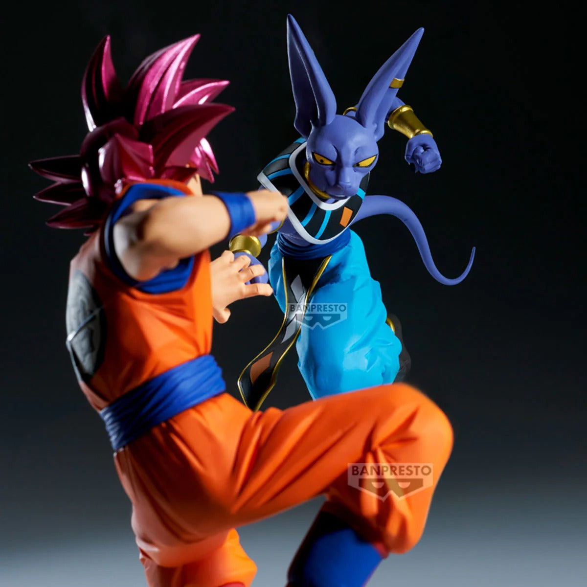 Figurine Dragon Ball - Son Goku SSJ God vs Beerus Match Makers