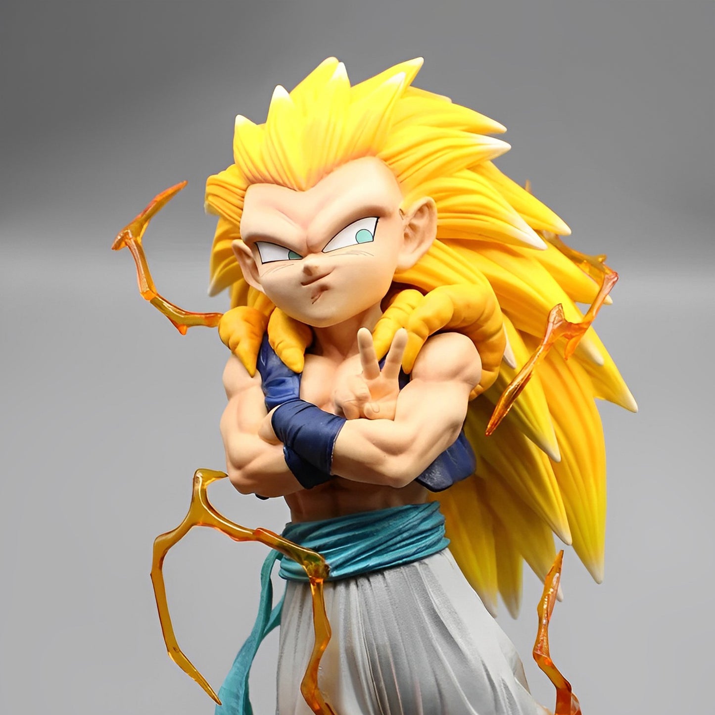 Figurine Dragon Ball - Gotenks Super Saiyan 3 Victoire 25 cm