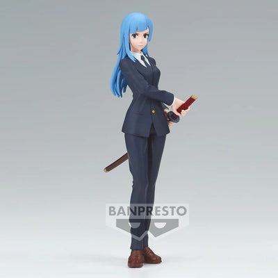 Figurine fille cheveux bleu jujutsu