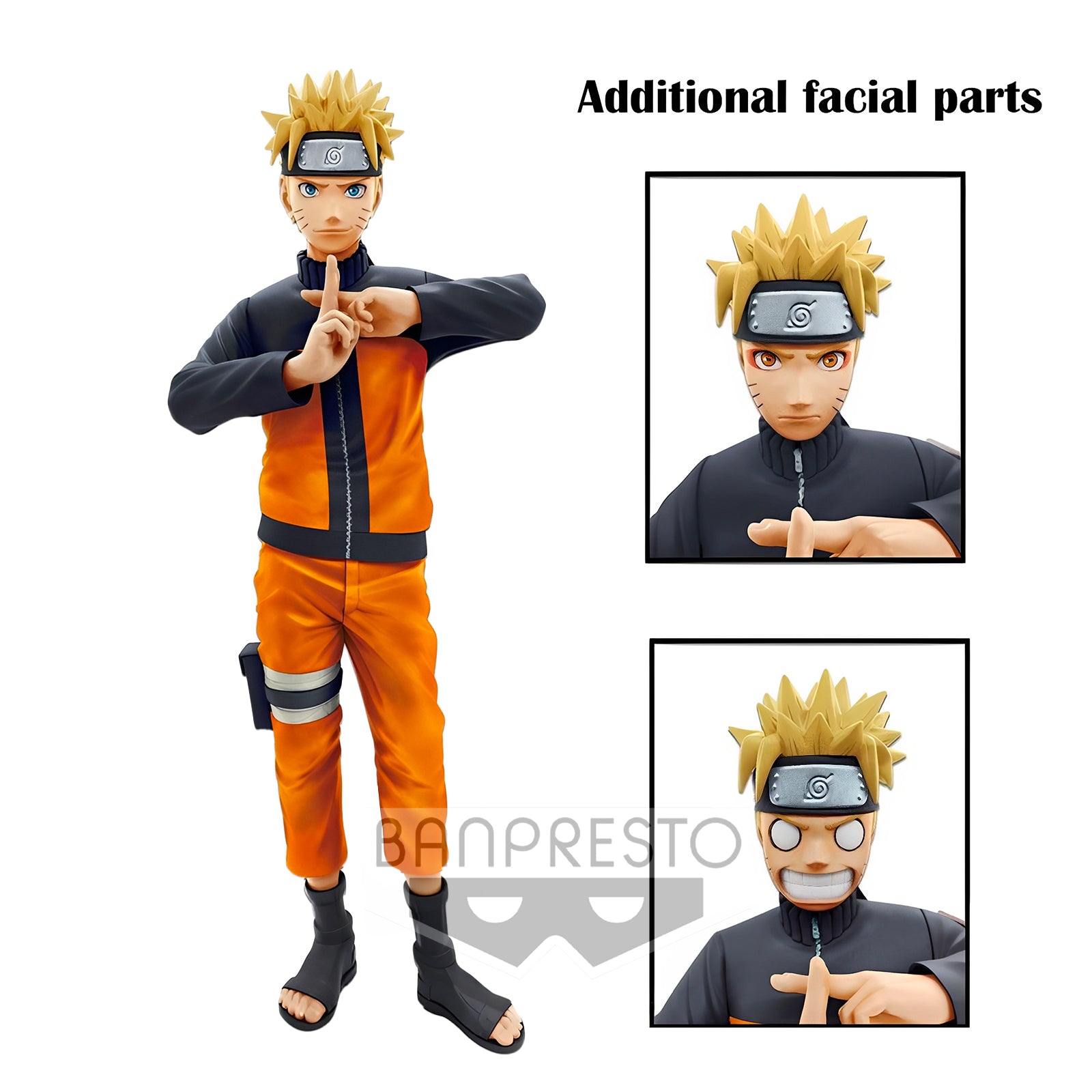 Figurine Naruto - Naruto Uzumaki Grandista Nero