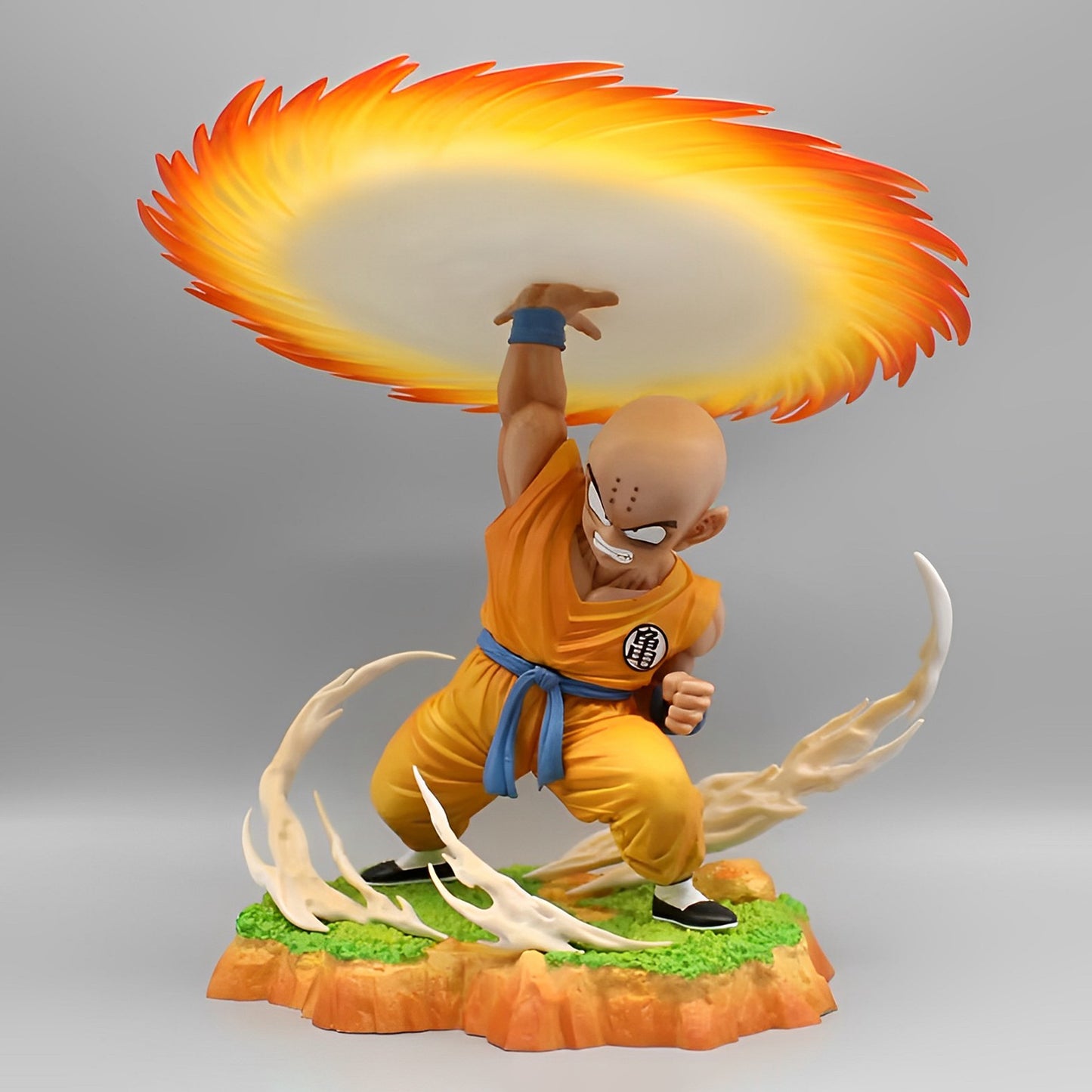 Figurine Dragon Ball - Krilin Kienzan Technique 28 cm