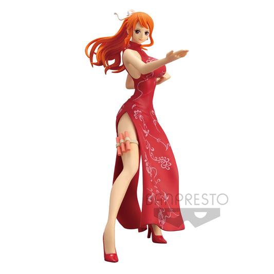 One Piece Figure - Nami Glitter &amp; Glamors Kung Fu Style Ver. HAS