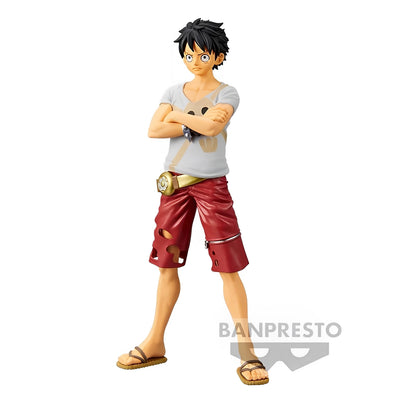 Figurine One Piece Luffy film red banpresto