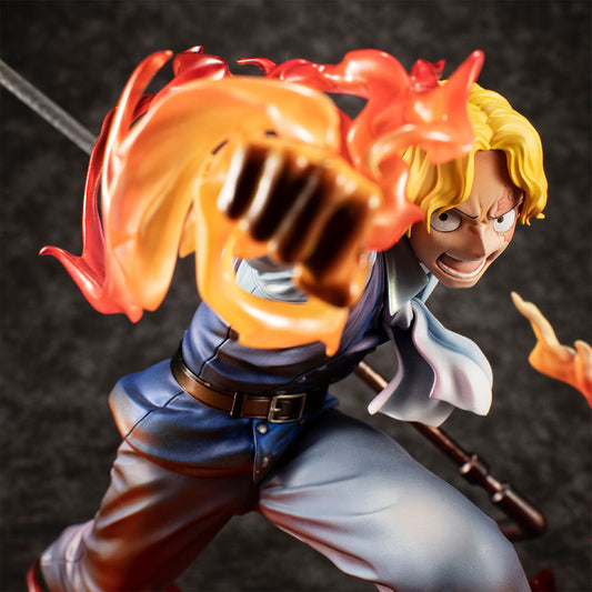 figurine sabo one piece portrait of pirates