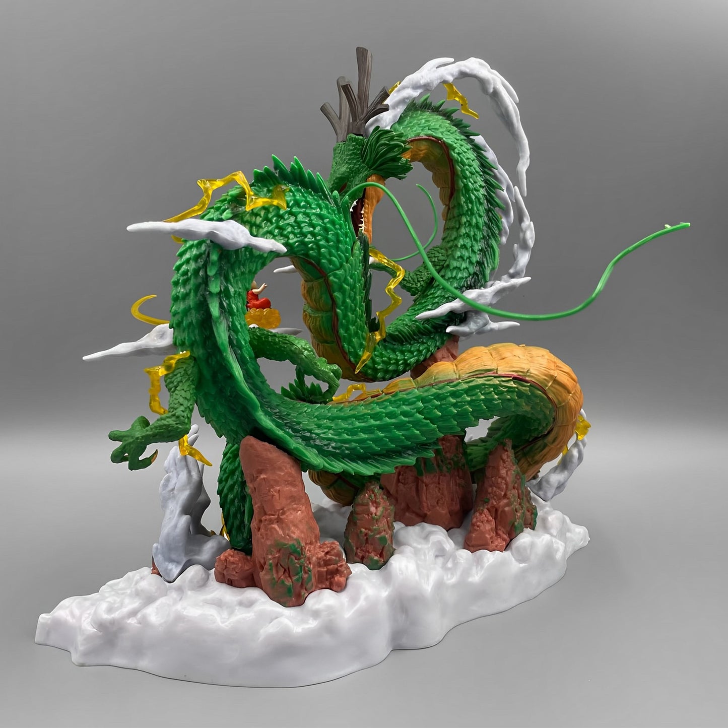 Figurine Dragon Ball - Shenron et Goku Petit  24 cm