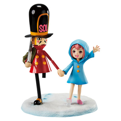 Figurine soldier and rebecca dressrosa arc One Piece