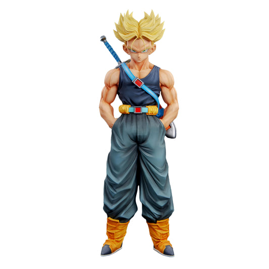 Figurine Dragon Ball - Trunks avec Épée et Tête Interchangeable 26 cm