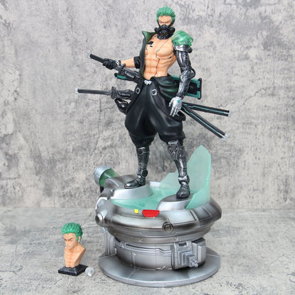 figurine zoro meca cyborg