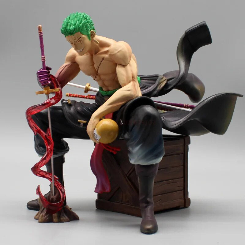 figure one piece zoro wano sake