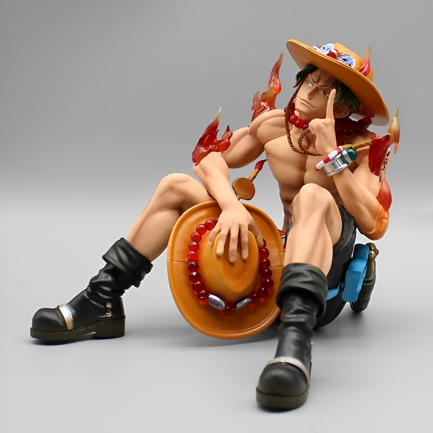 Figurine One Piece - Ace Assis Modulable