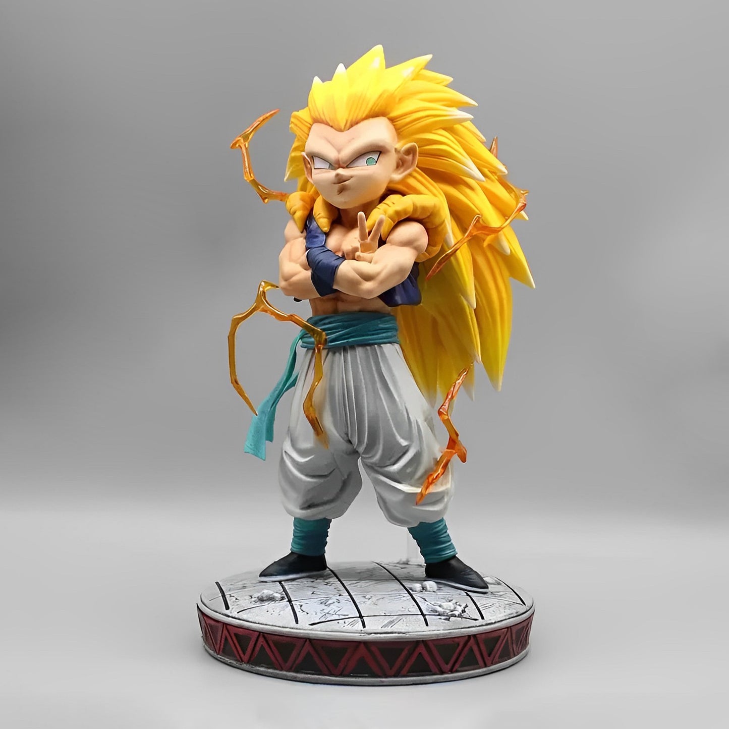 Figurine Dragon Ball - Gotenks Super Saiyan 3 Victoire 25 cm