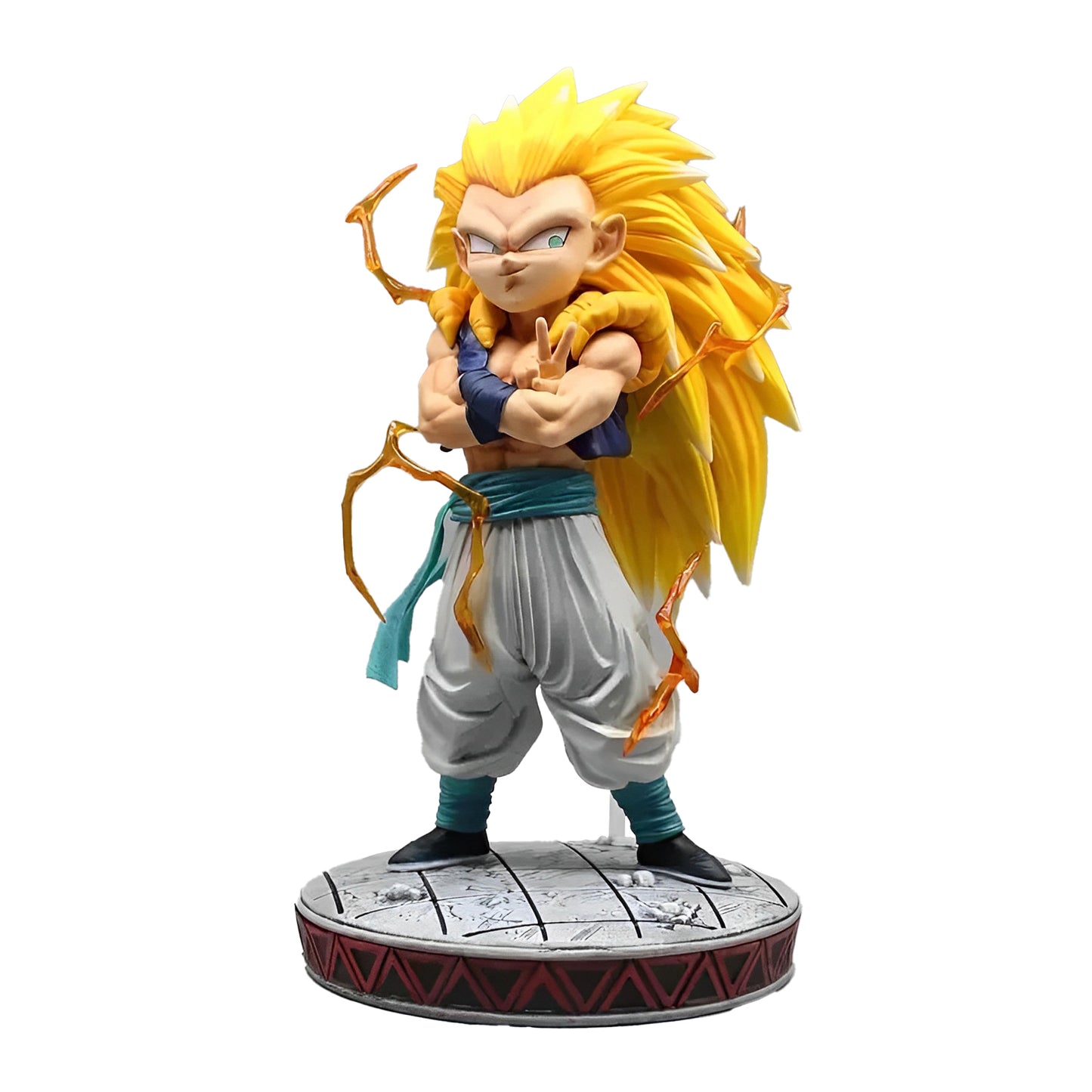 Figurine Dragon Ball - Gotenks Super Saiyan 3 Victoire 25 cm