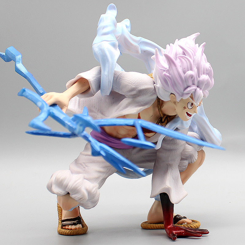 Figura di One Piece - Rufy Gear 5 Dio del sole Nika