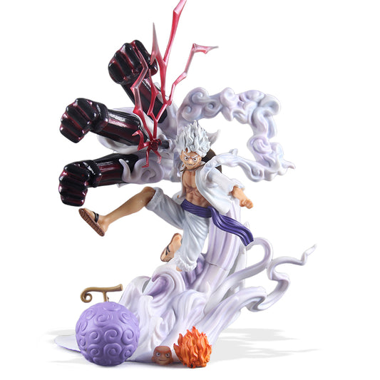 One Piece Action Figure - Luffy Gear 5 Haki Mastery