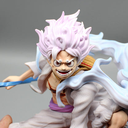 Figura di One Piece - Rufy Gear 5 Dio del sole Nika