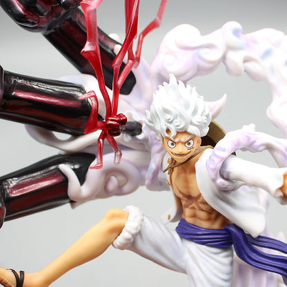 Figurine One Piece - Luffy Gear 5 Maîtrise du Haki