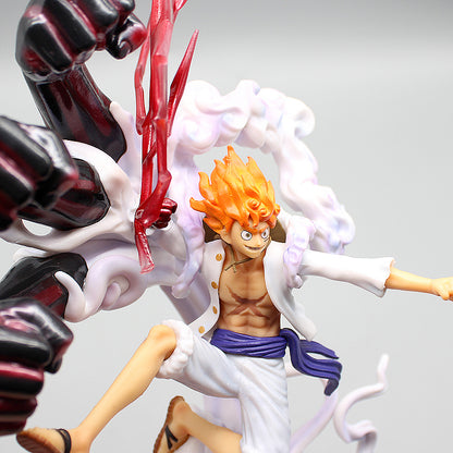 Figurine One Piece - Luffy Gear 5 Maîtrise du Haki