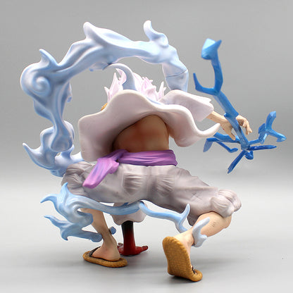 Figura di One Piece - Rufy Gear 5 Dio del sole Nika