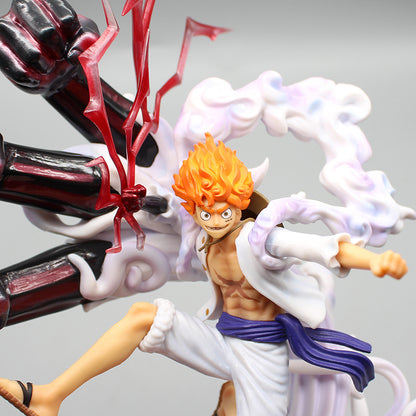 One Piece Action Figure - Luffy Gear 5 Haki Mastery