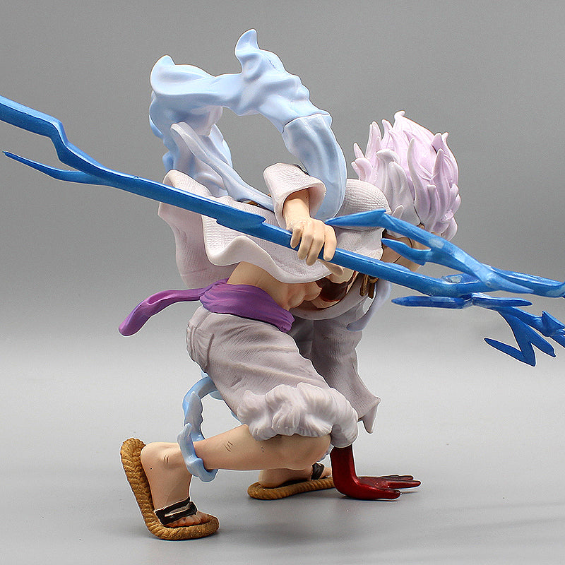 Figura di One Piece - Rufy Gear 5 Dio del sole Nika