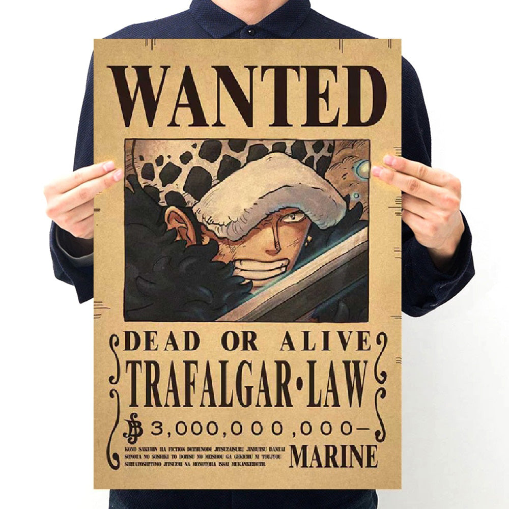 Affiche One Piece Wanted - Trafalgar Law