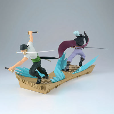 Mihawk vs zoro senkozekkei figures