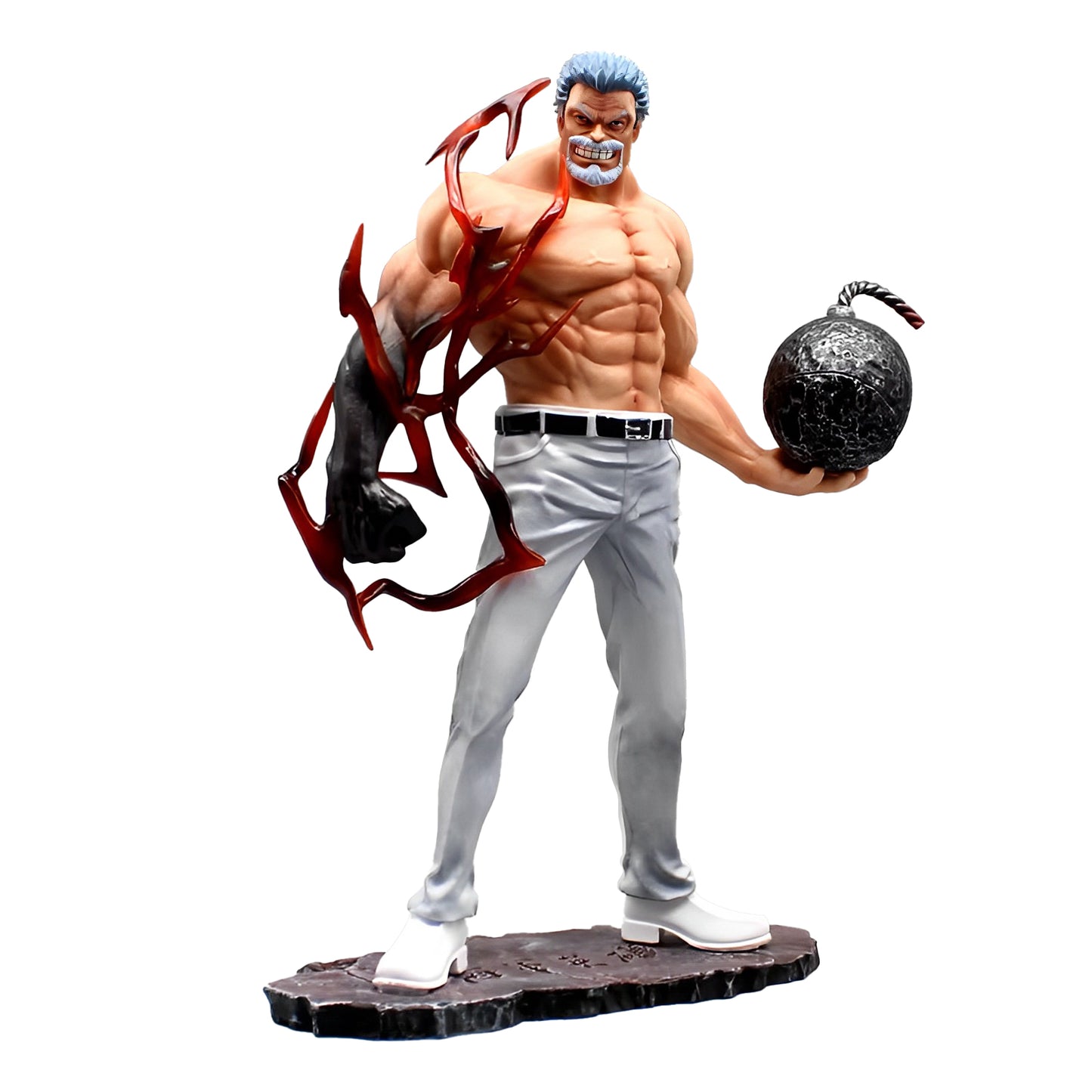 Figurine One Piece - Garp et Jeune Garp Haki Poings de Fer 26 cm