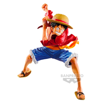 Statuetta One Piece - Monkey D. Luffy Maximatic I Blue Ver.
