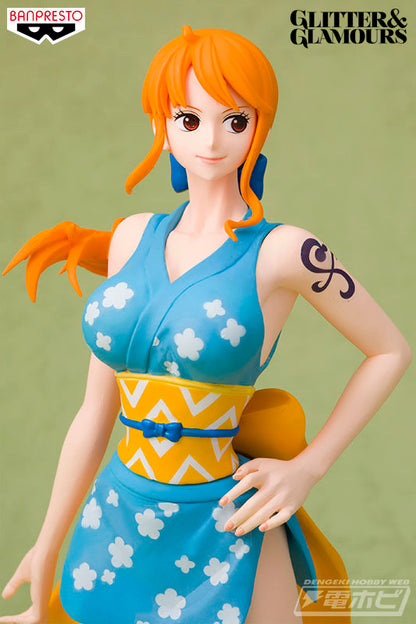 Figurine One Piece - Nami Glitter&Glamours Wanokuni Style I Ver. A