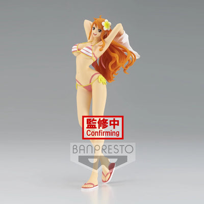 Nami bikini figurine girls on vacation