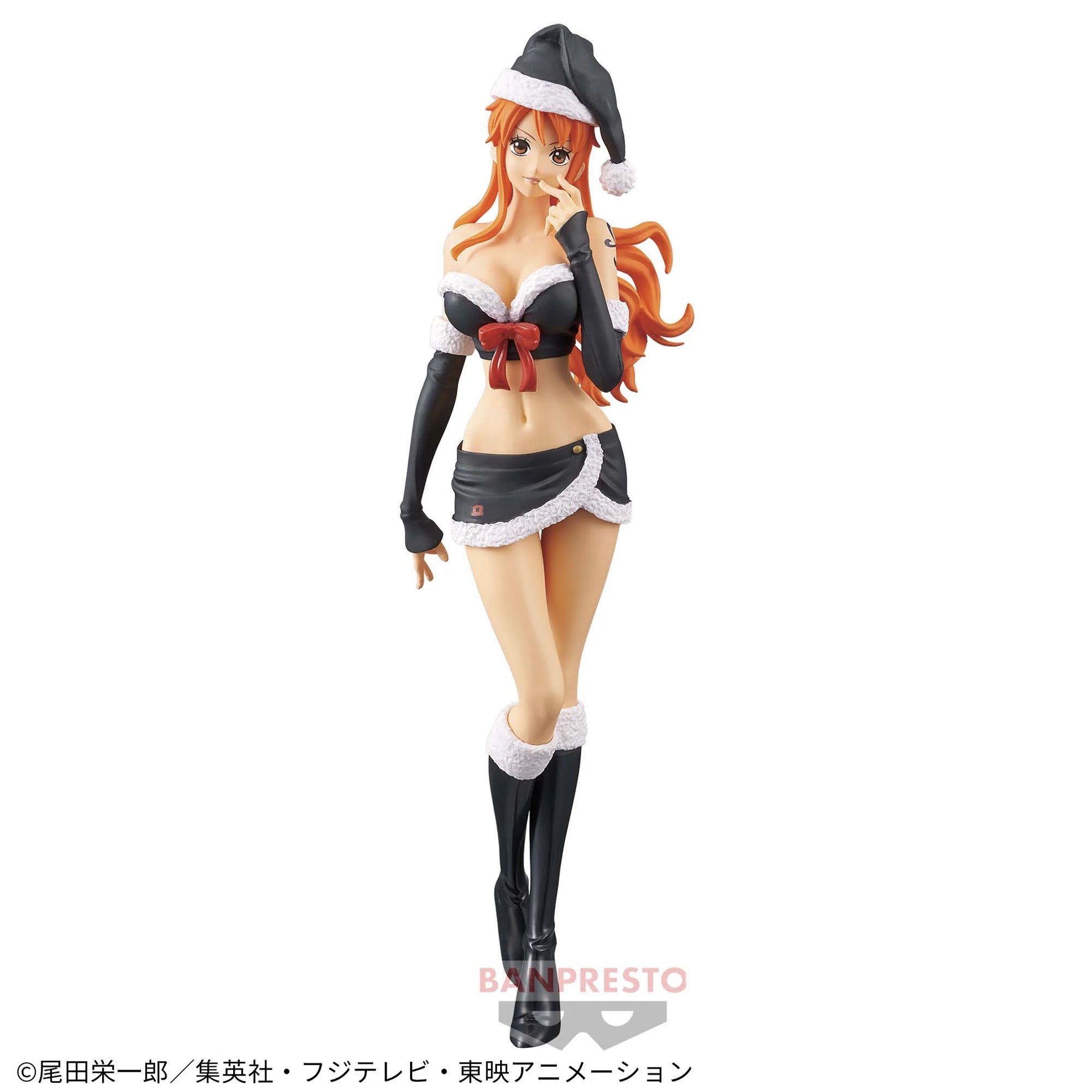 Figurine One Piece - Nami Glitter&Glamours Christmas Style Black Ver.