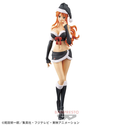 Figurine One Piece - Nami Glitter&Glamours Christmas Style Black Ver.