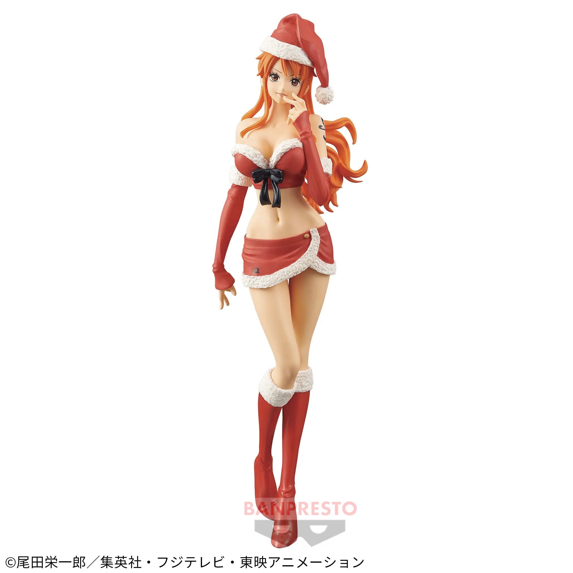 Figurine One Piece - Nami Glitter&Glamours Christmas Style Red Ver.