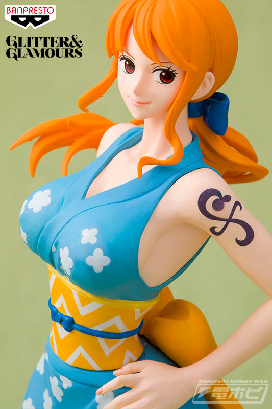 Figurine One Piece - Nami Glitter&Glamours Wanokuni Style I Ver. A