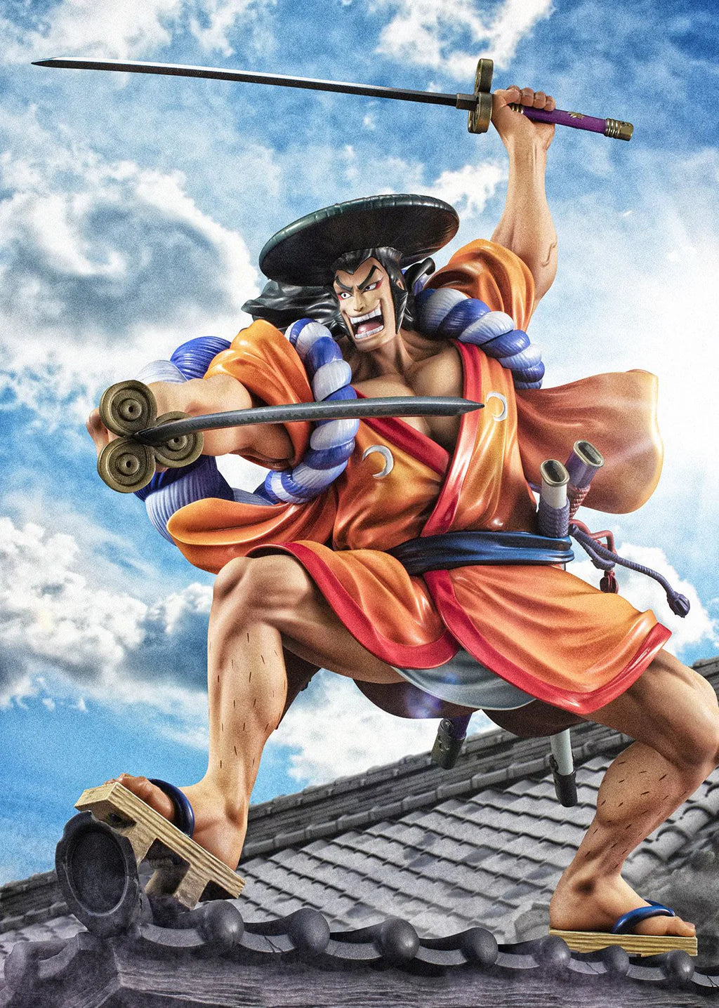 Figurine One Piece - Kozuki Oden P.O.P Megahouse Warriors Alliance