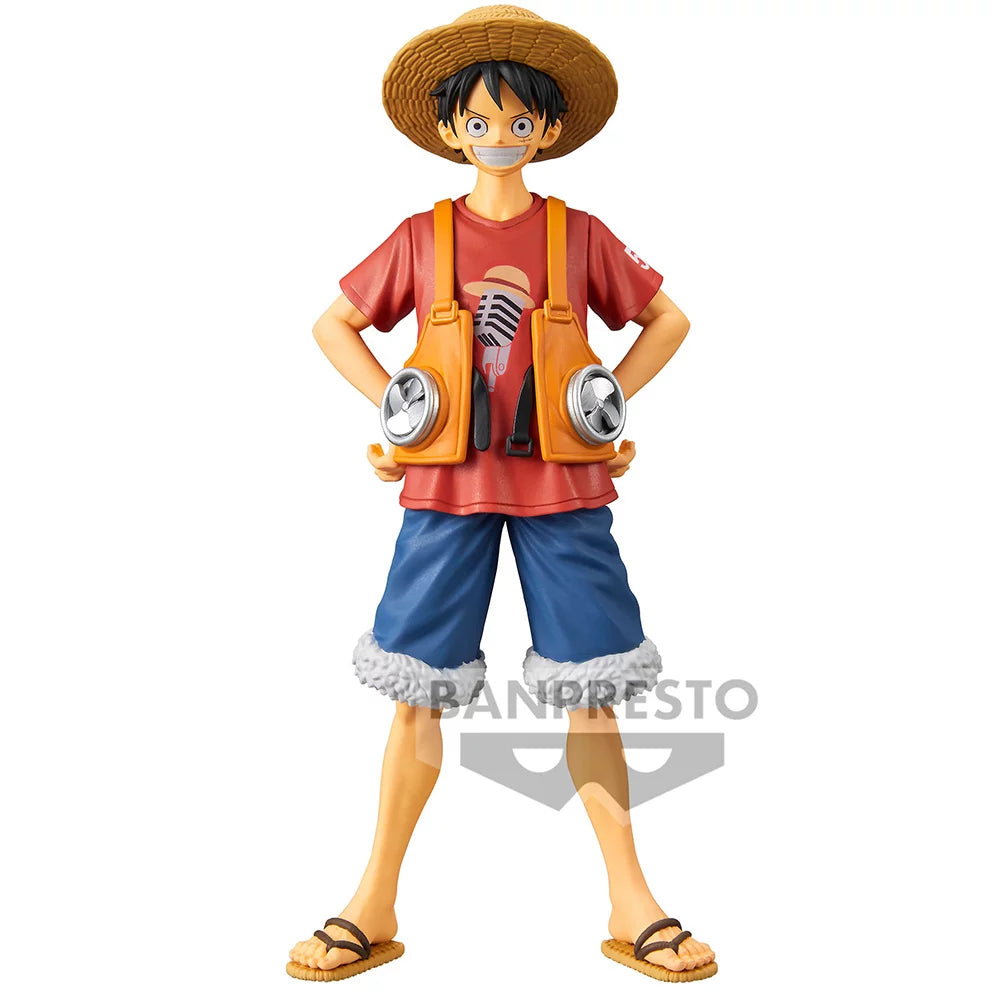 Figurine One Piece - Monkey D. Luffy DXF The Grandline Men Film Red Vol. 1