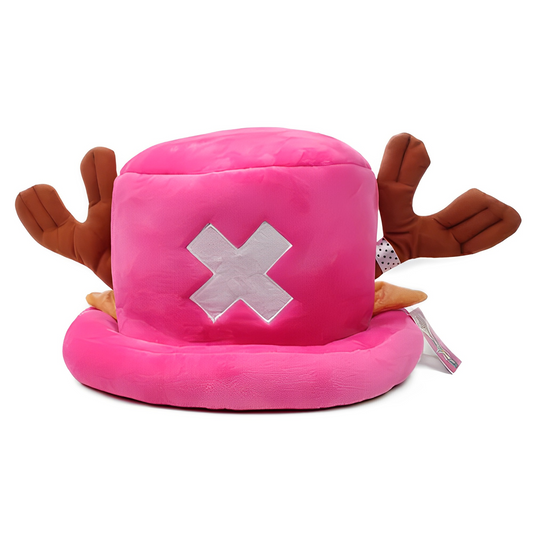 plush chopper hat pink
