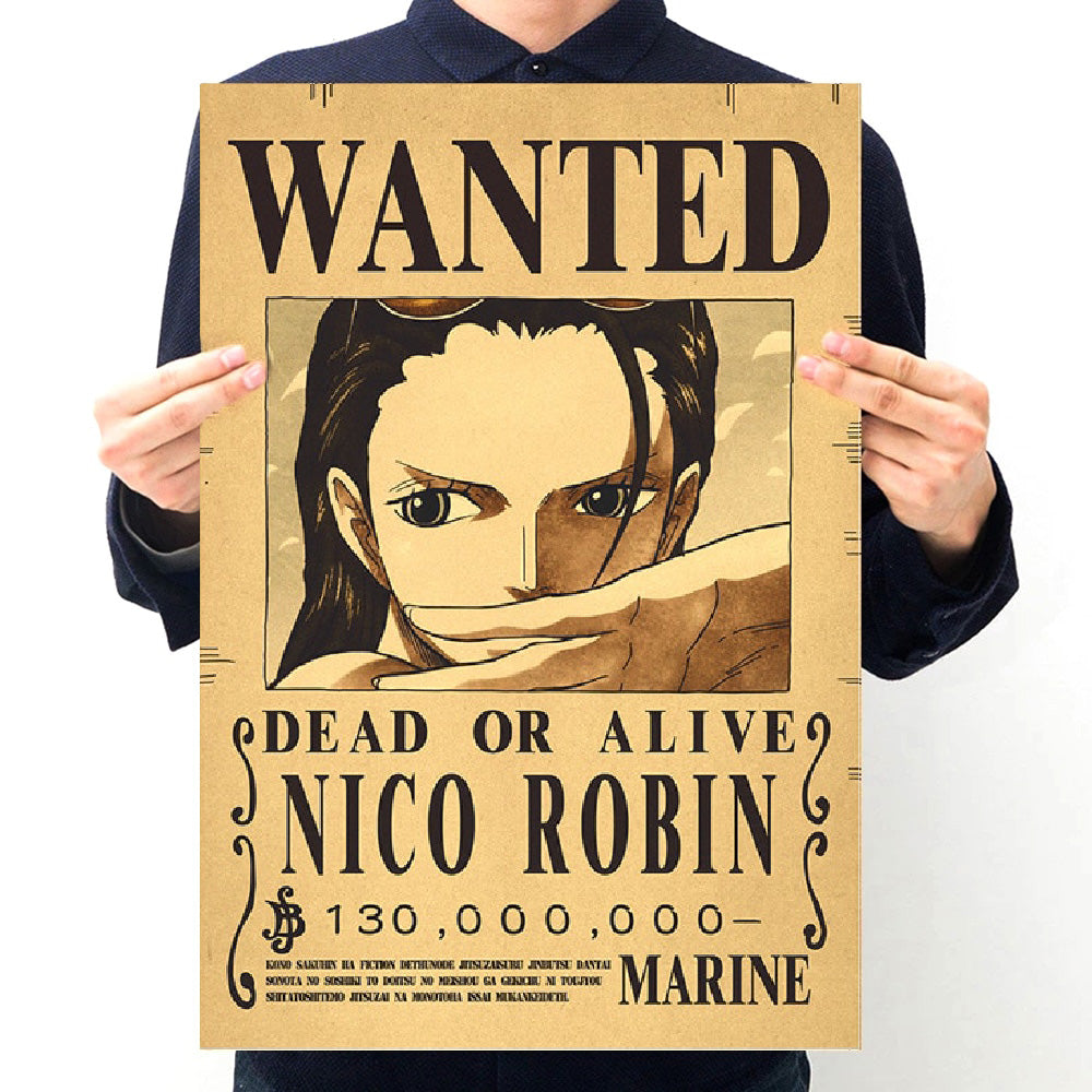 Poster Avis de Recherche Nicco Robbin Wanted - Achetez des produits One  piece officiels dans la Onepieceshop
