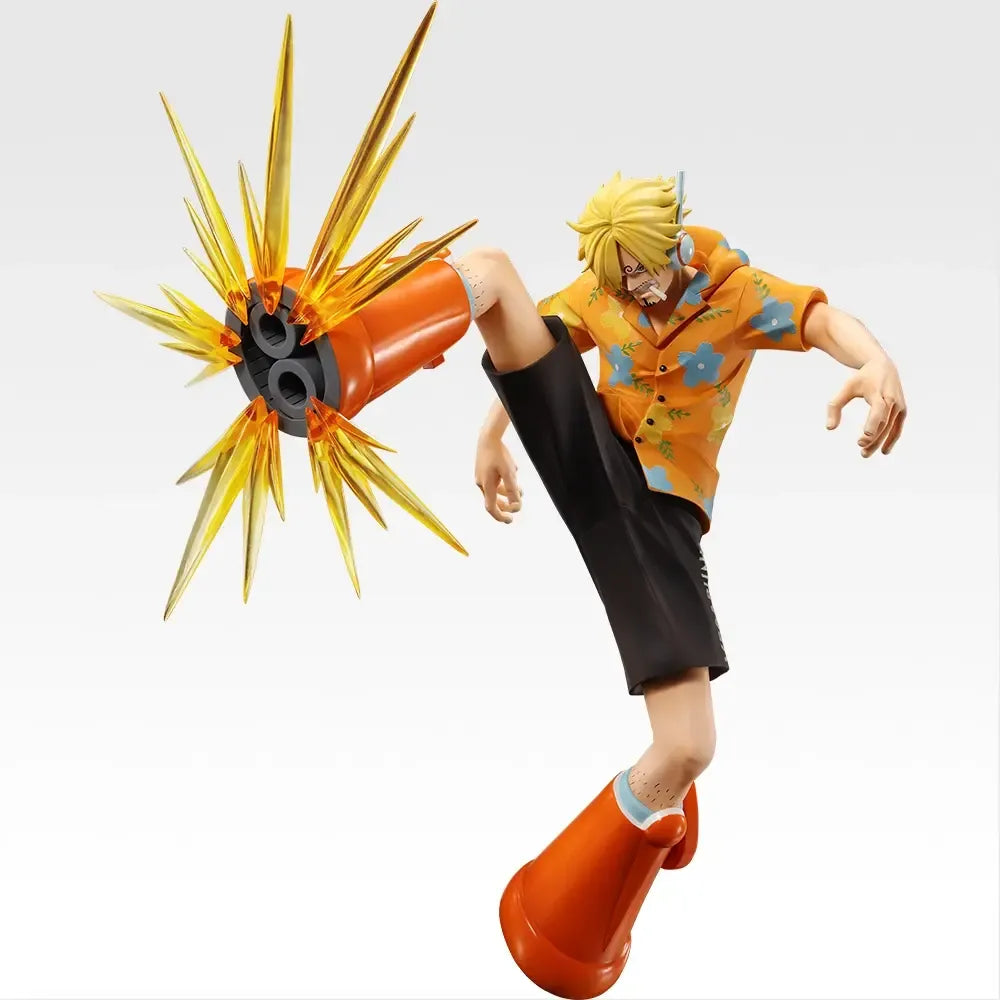 Figurine One Piece - Sanji Future Island Egghead Burst of Energy Revible Moment