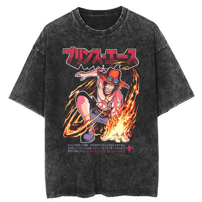 shirt portgas d ace fire