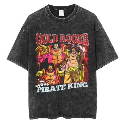 one piece shirt gol d roger vintage