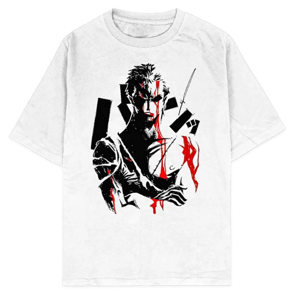 white shirt roronoa zoro