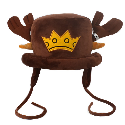 chopper hat brown plush